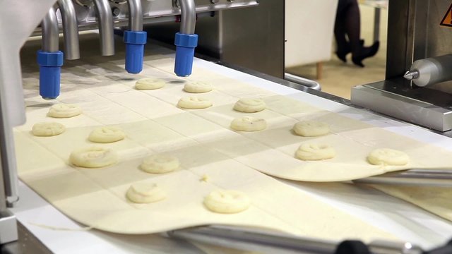 Industrial production systems in the bakery industry