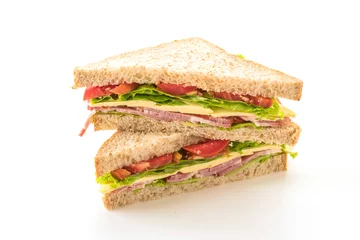 Abwaschbare Fototapete Snack Sandwich