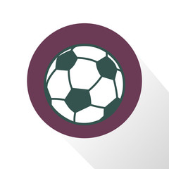 Fototapeta premium Color illustration of football ball