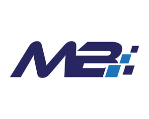 MB digital letter logo