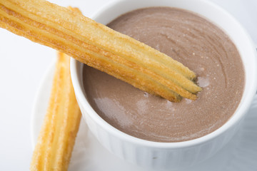 Hot chocolate with marshmallows for special day