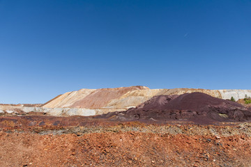 Zona minera de Riotinto en la provincia de Huelva, Andalucía