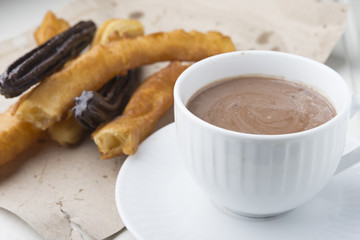 Hot chocolate with marshmallows for special day