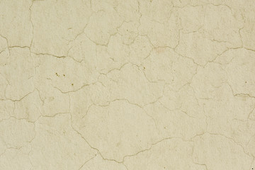 Old beige painted wall
