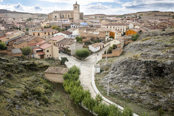 Fototapeta na wymiar Berlanga de Duero village, Soria, Spain