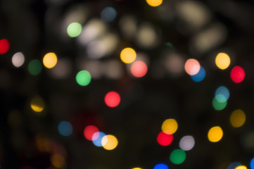 Abstract circular bokeh background