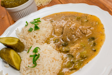 Gherkin traditional sauce