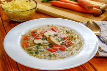 Traditional chicken soup