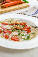 Traditional chicken soup