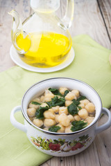 chickpeas with spinach