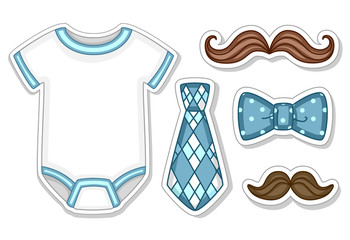Baby Boy Design Elements