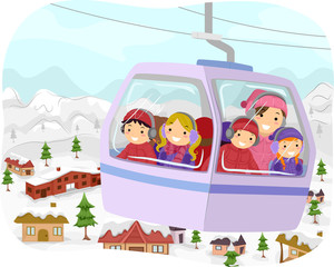 Stickman Kids Cable Car