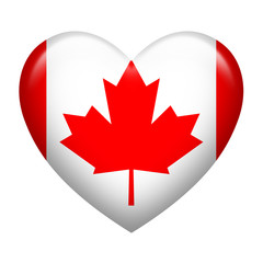 Canada Insignia Heart Shape