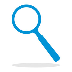 Icon of a magnifying glass for website or mobile application