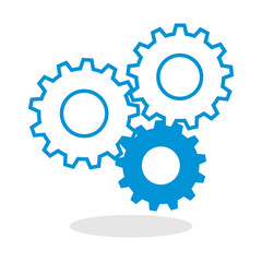 Icon of a gears for website or mobile application
