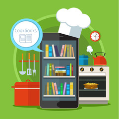 Concept of searching for recipes in web