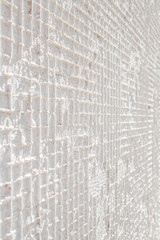 Old white wall texture, close up