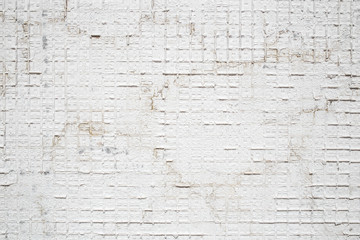 Old white wall texture, close up