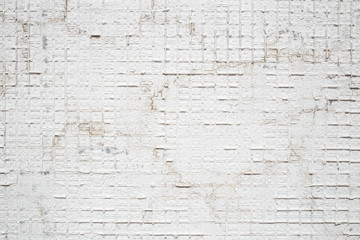 Obraz premium Old white wall texture, close up