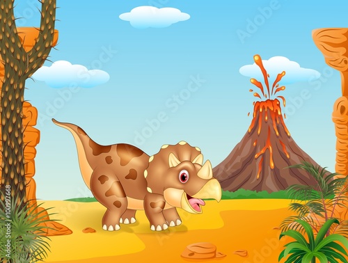 three horned dinosaur