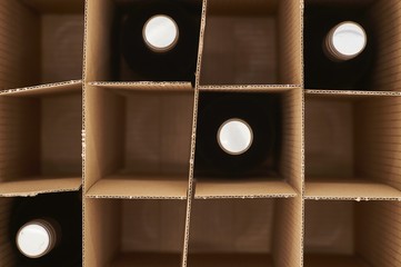 Cardboard Wine Box
