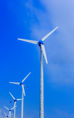 Fototapeta premium Wind power turbines