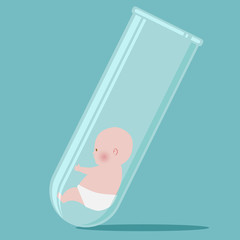 Baby in test tube