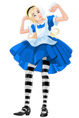 Fototapeta premium Alice Grow-up