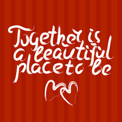 Valentine quote background