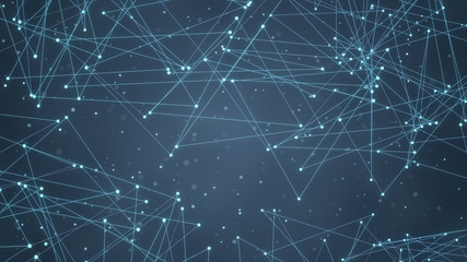 glowing futuristic network abstract background