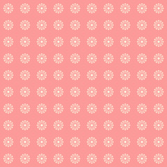Floral background in pink
