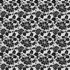 Black lace pattern