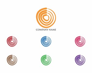 Abstract Spiral Logo