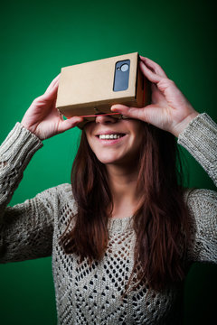 Cardboard virtual reality