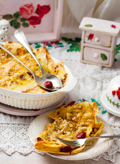  pancakes with cherry