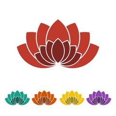 florist logo icon Vector