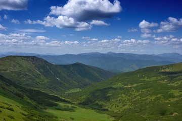 Fototapeta na wymiar Carpathians summer