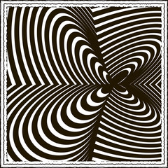  optical illusion vector background/Black and white optical illusion vector background