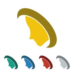 hair salon logo icon Vector