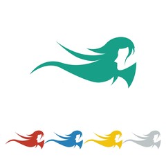 hair salon logo icon Vector