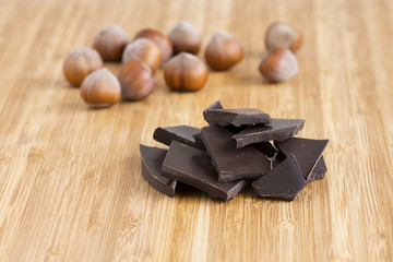 Chocolate and nuts