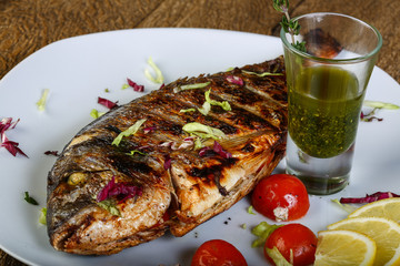 Grilled dorado