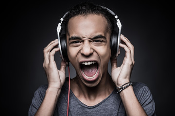 Too loud sound. 
