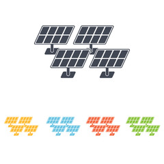 solar battery icon - 101016695