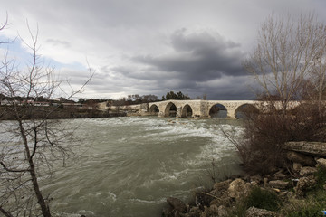 Obraz premium Historical Aspendos bridge