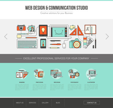 Graphic designer web template