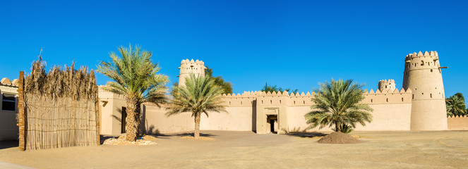 Naklejka premium View of Al Jahili Fort in Al Ain, UAE