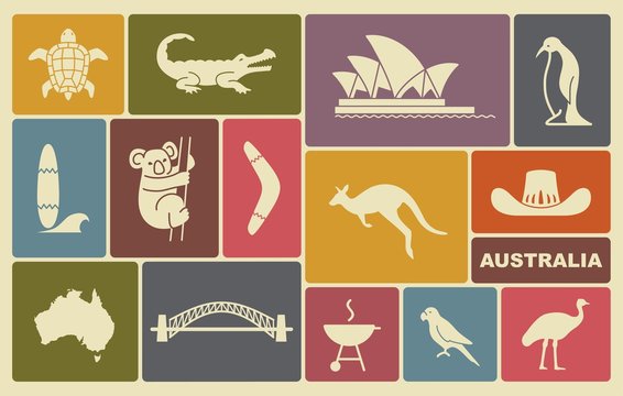 Australian icons 