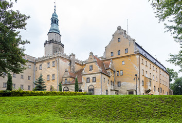 Fototapeta na wymiar Palace of Olesnica, Lower Silesia, Poland