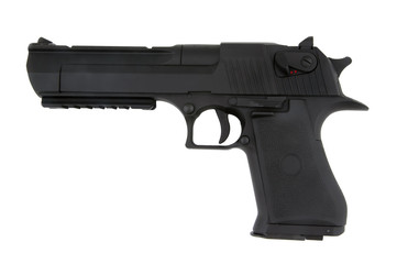 Airsoft pistol isolated